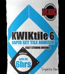 Kwiktile 6hr Porcelain Tile Adhesive 20kg